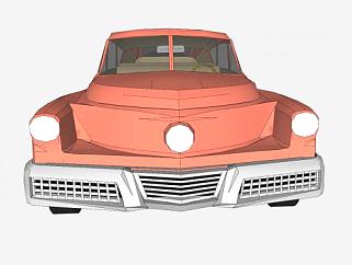 1948年款轿车<em>车辆</em>SU模型下载_sketchup草图大师SKP模型