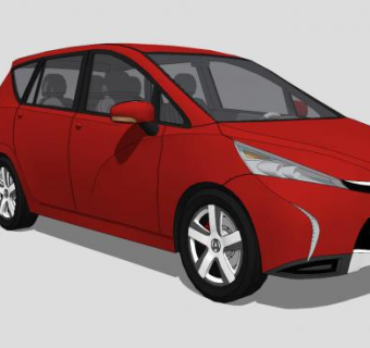 MPV汽车车辆SU模型下载_sketchup草图大师SKP模型