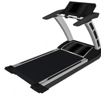 体育黑洞跑步机SU模型下载_sketchup草图大师SKP模型