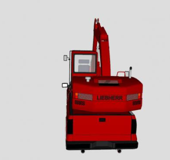 福特f150皮卡和挖掘机SU模型下载_sketchup草图大师SKP模型
