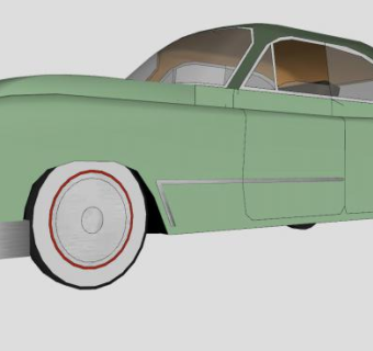 拉斐特维多利亚180轿车SU模型下载_sketchup草图大师SKP模型