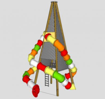 操场设备运动设备SU模型下载_sketchup草图大师SKP模型