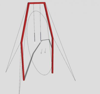 体操环塔精雕细琢SU模型下载_sketchup草图大师SKP模型