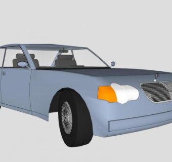 运动旅行车SU模型下载_sketchup草图大师SKP模型