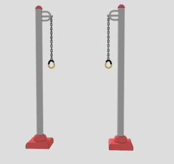 悬挂式健身器材SU模型下载_sketchup草图大师SKP模型