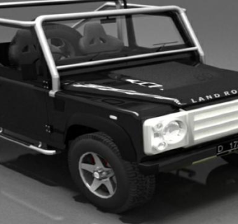 路虎60周年限量版SVX汽车SU模型下载_sketchup草图大师SKP模型