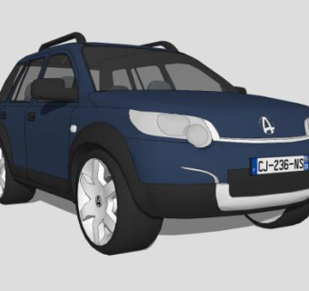 新天狼星微型车SU模型下载_sketchup草图大师SKP模型