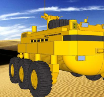 全地形车辆SU模型下载_sketchup草图大师SKP模型