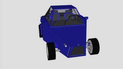 电动汽车车辆SU模型下载_sketchup草图大师SKP模型