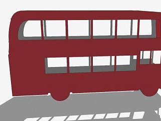 <em>伦敦</em>红色双层巴士SU模型下载_sketchup草图大师SKP模型