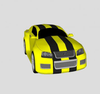 跑车车辆SU模型下载_sketchup草图大师SKP模型