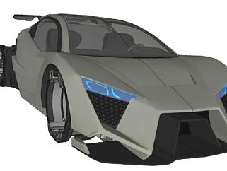 未来的V7<em>概念</em>车SU模型下载_sketchup草图大师SKP模型
