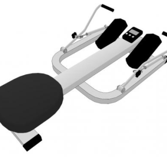 体育脚部健身器材SU模型下载_sketchup草图大师SKP模型