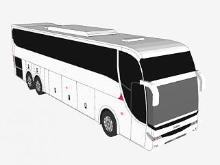 斯堪尼亚巴士SU模型下载_sketchup草图大师SKP模型