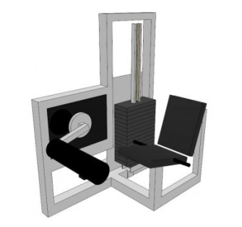 健身腿部器材SU模型下载_sketchup草图大师SKP模型