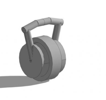 铸铁壶铃SU模型下载_sketchup草图大师SKP模型