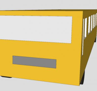 巴士草图SU模型下载_sketchup草图大师SKP模型
