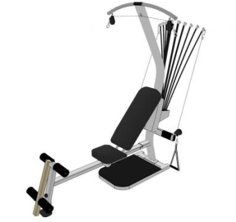 引体向上训练器SU模型下载_sketchup草图大师SKP模型