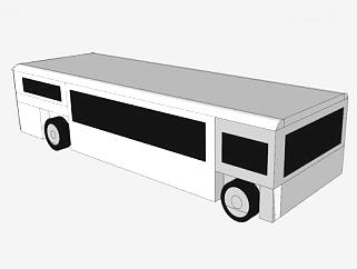 巴士<em>面板</em>SU模型下载_sketchup草图大师SKP模型