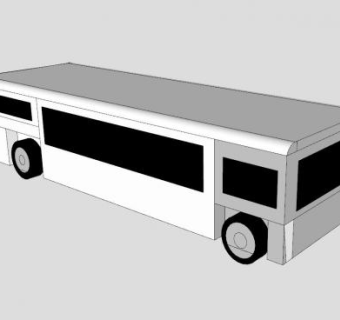 巴士面板SU模型下载_sketchup草图大师SKP模型