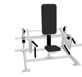 商用室内健身器材SU模型下载_sketchup草图大师SKP模型