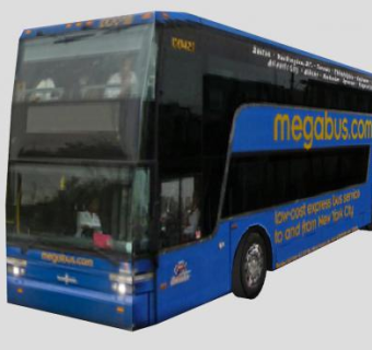 大型双层公共汽车SU模型下载_sketchup草图大师SKP模型