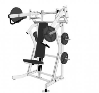 力量健身器材SU模型下载_sketchup草图大师SKP模型