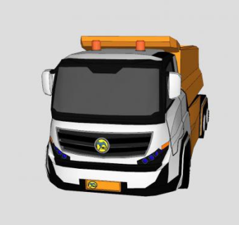 TB2卡车车辆SU模型下载_sketchup草图大师SKP模型