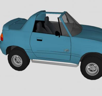 铃木维特拉越野车SU模型下载_sketchup草图大师SKP模型