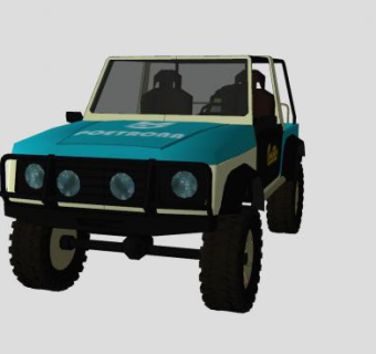 铃木武士越野车SU模型下载_sketchup草图大师SKP模型