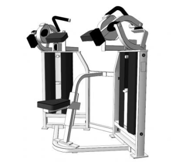 功能综合训练器SU模型下载_sketchup草图大师SKP模型