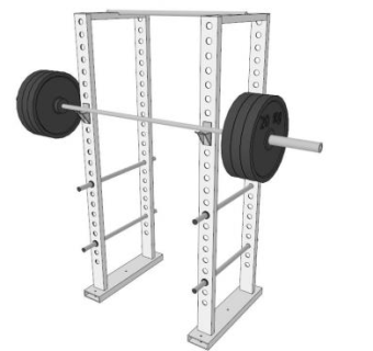 举重架健身器材SU模型下载_sketchup草图大师SKP模型