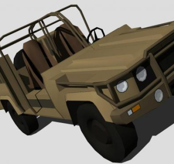 丰田陆地巡洋舰改装版SU模型下载_sketchup草图大师SKP模型