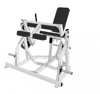 单功能训练器腿部SU模型下载_sketchup草图大师SKP模型