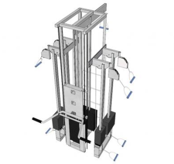 拉伸健身器材SU模型下载_sketchup草图大师SKP模型