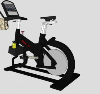 锐步自行车跑步机SU模型下载_sketchup草图大师SKP模型
