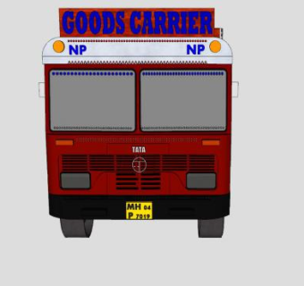 印度塔塔卡车SU模型下载_sketchup草图大师SKP模型