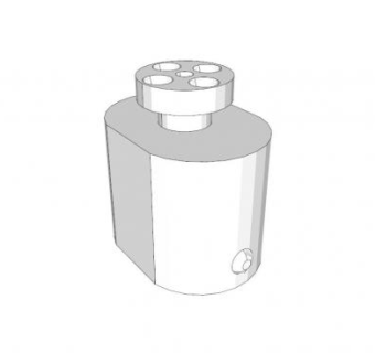 涡流测试管混合器SU模型下载_sketchup草图大师SKP模型