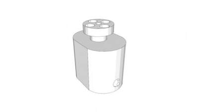 涡流测试管混合器SU模型下载_sketchup草图大师SKP模型