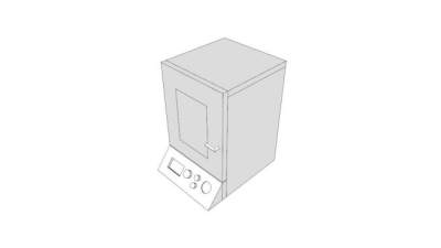 烤炉固化牙科器械SU模型下载_sketchup草图大师SKP模型