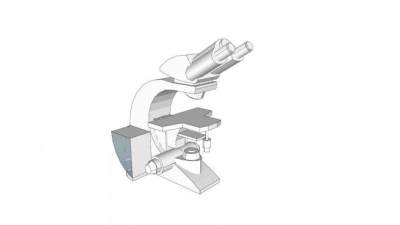 医疗显微镜SU模型下载_sketchup草图大师SKP模型
