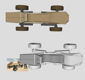 M274猫鼬超轻型全地形车辆SU模型下载_sketchup草图大师SKP模型