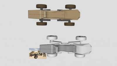 M274猫鼬超轻型全地形车辆SU模型下载_sketchup草图大师SKP模型