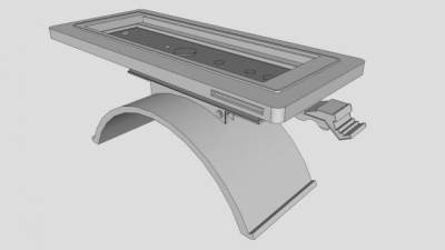 手术床医疗设备SU模型下载_sketchup草图大师SKP模型