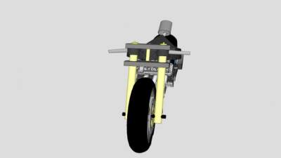 摩托车车辆构架SU模型下载_sketchup草图大师SKP模型