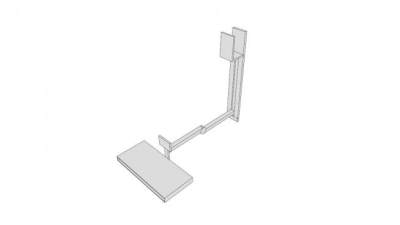 工作站壁挂电脑SU模型下载_sketchup草图大师SKP模型