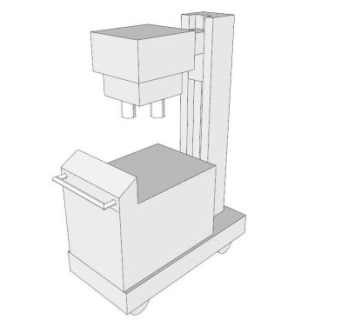射线照相单元移动SU模型下载_sketchup草图大师SKP模型