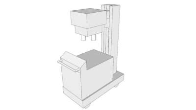 射线照相单元移动SU模型下载_sketchup草图大师SKP模型