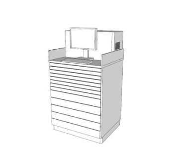 药品自动化分配系统SU模型下载_sketchup草图大师SKP模型