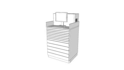 药品自动化分配系统SU模型下载_sketchup草图大师SKP模型